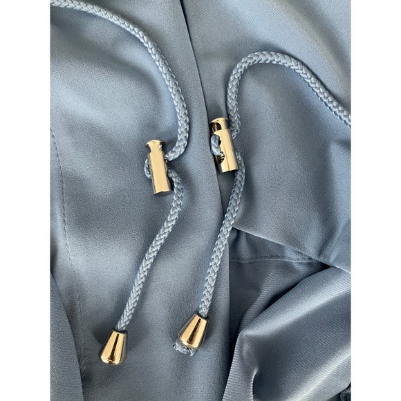 Susan Graver Everyday Drape Front Jacket Open Cardigan Blue‎ Size XL - Picture 6 of 10